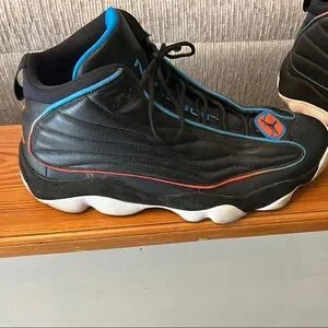 Jordan Athletic Shoes Black and Blue with Orange Accents Jordan | Shoes | Jordan Athletic Shoes Black And Blue With  main image 3